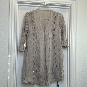 New lightweight boho mini dress size xsmall‎